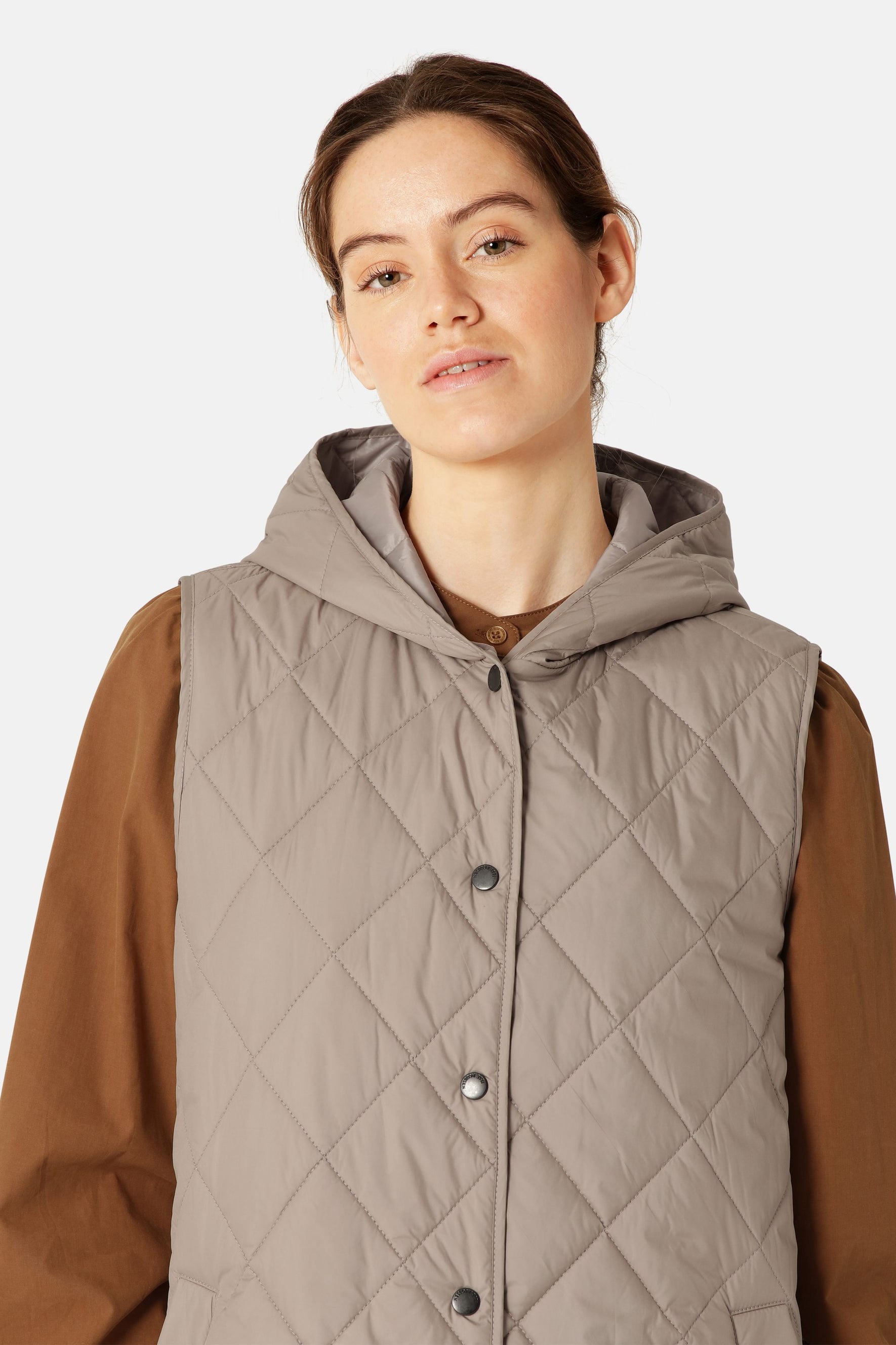 Gilet long matelassé