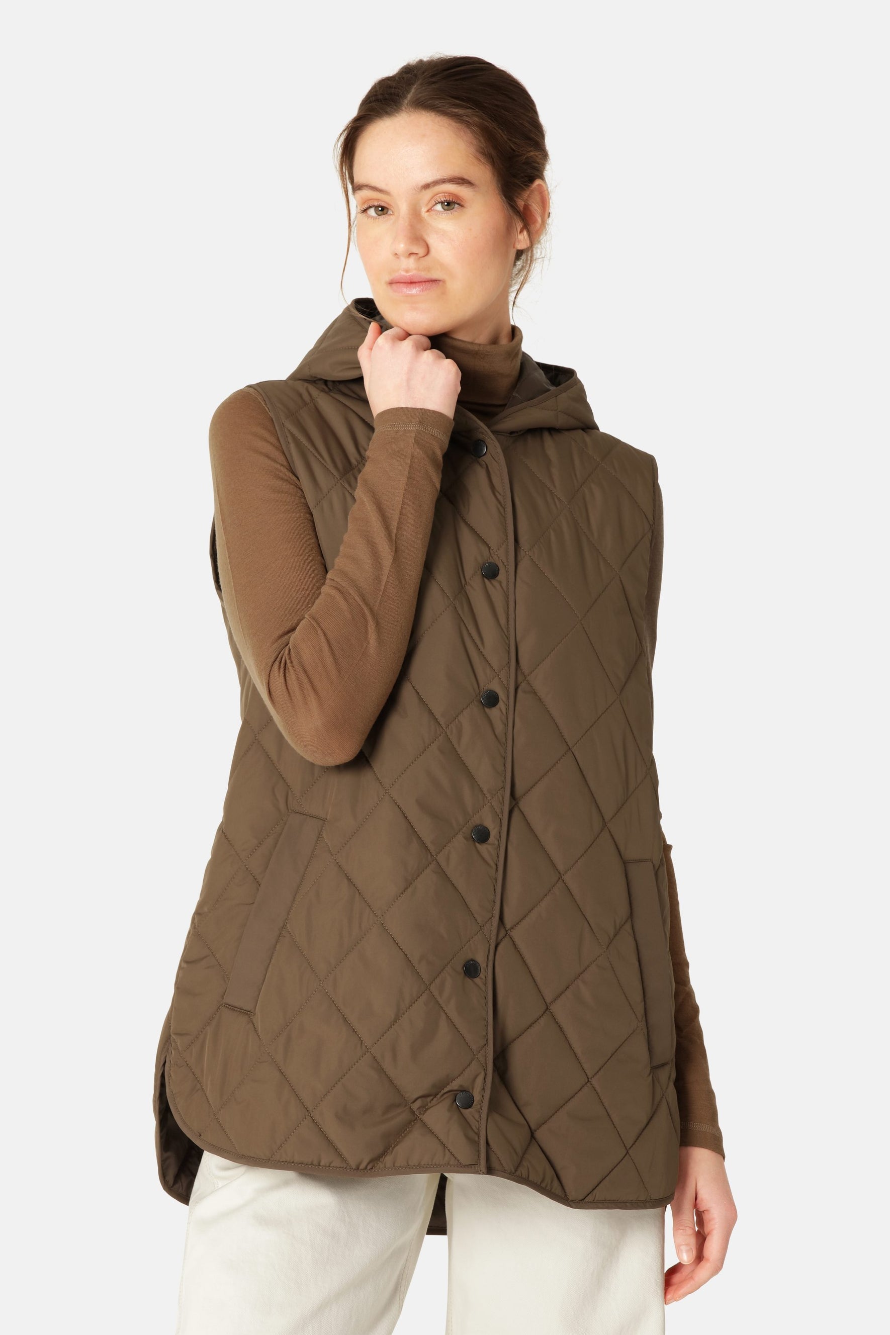 Gilet long matelassé