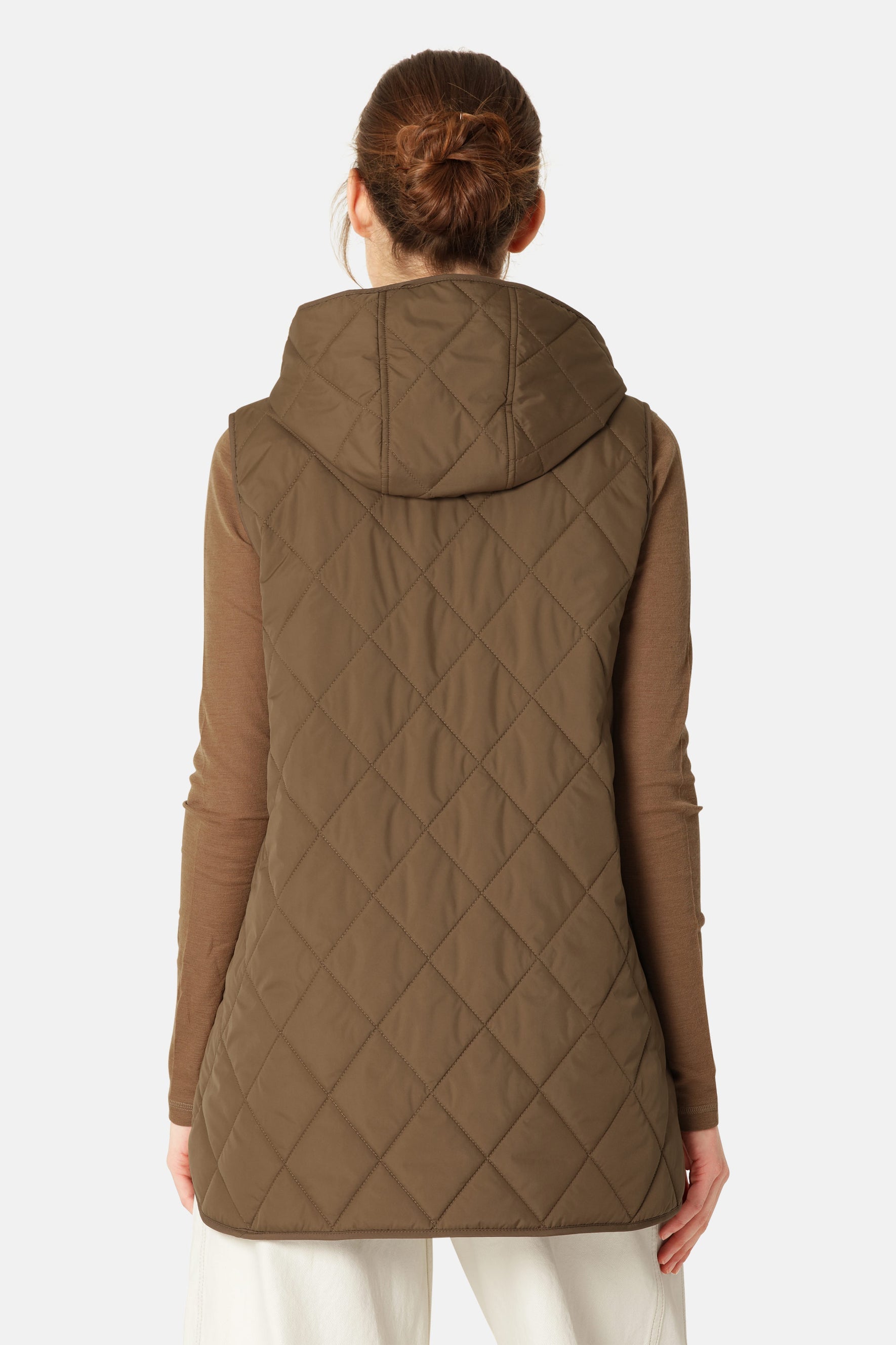 Gilet long matelassé