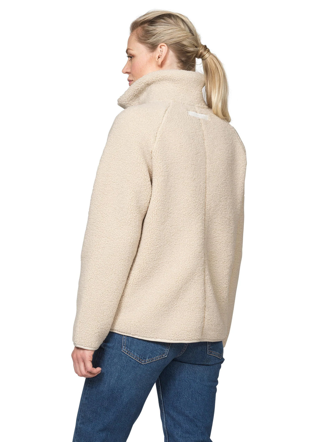 Short Pile Jacket avec Zipper