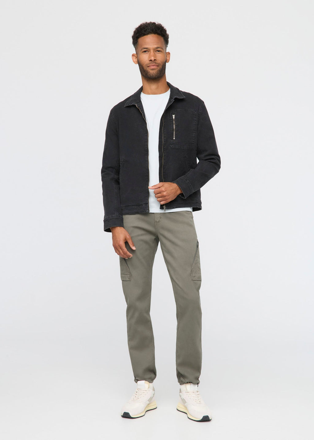 Veste utilitaire en toile extensible