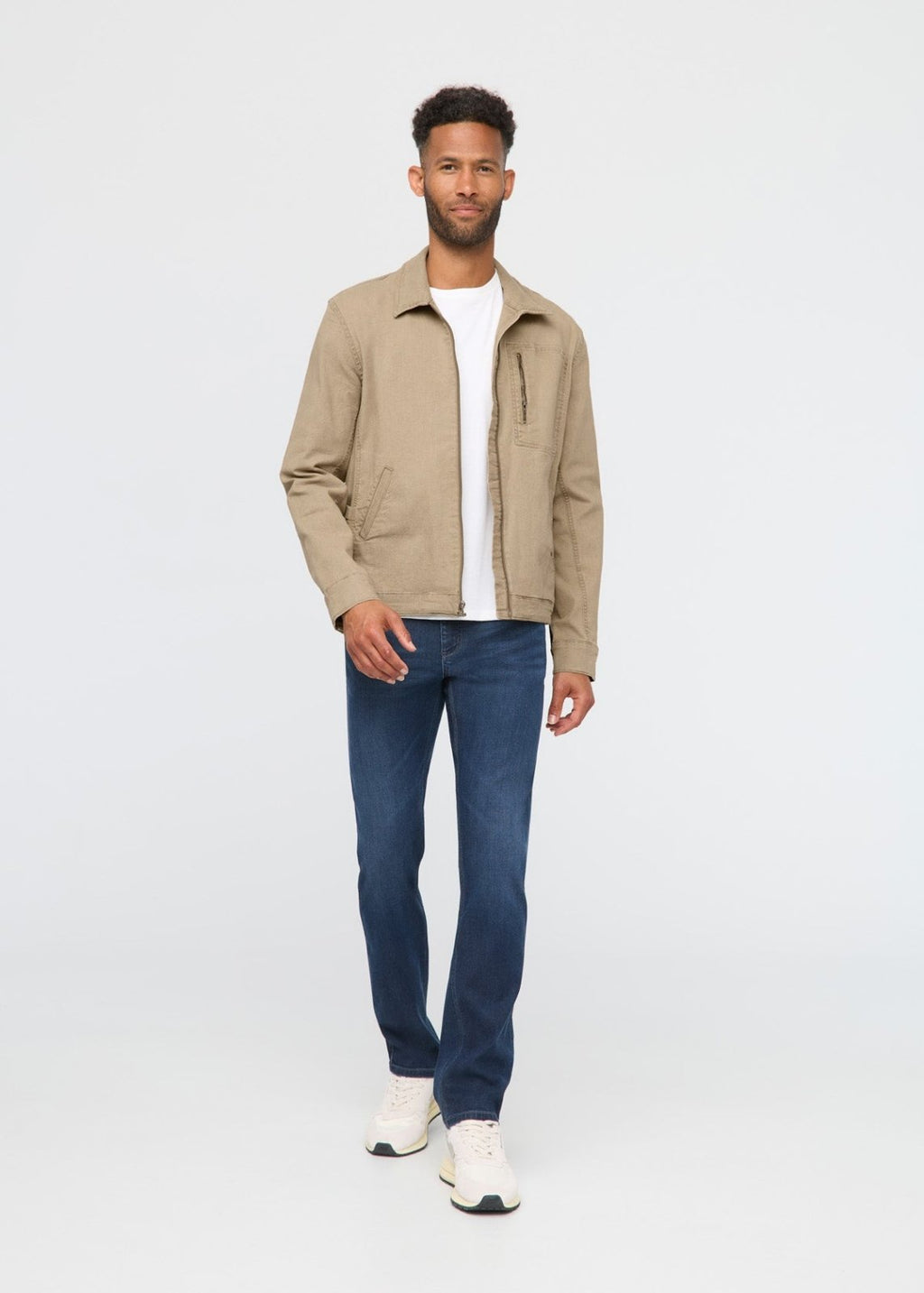 Veste utilitaire en toile extensible