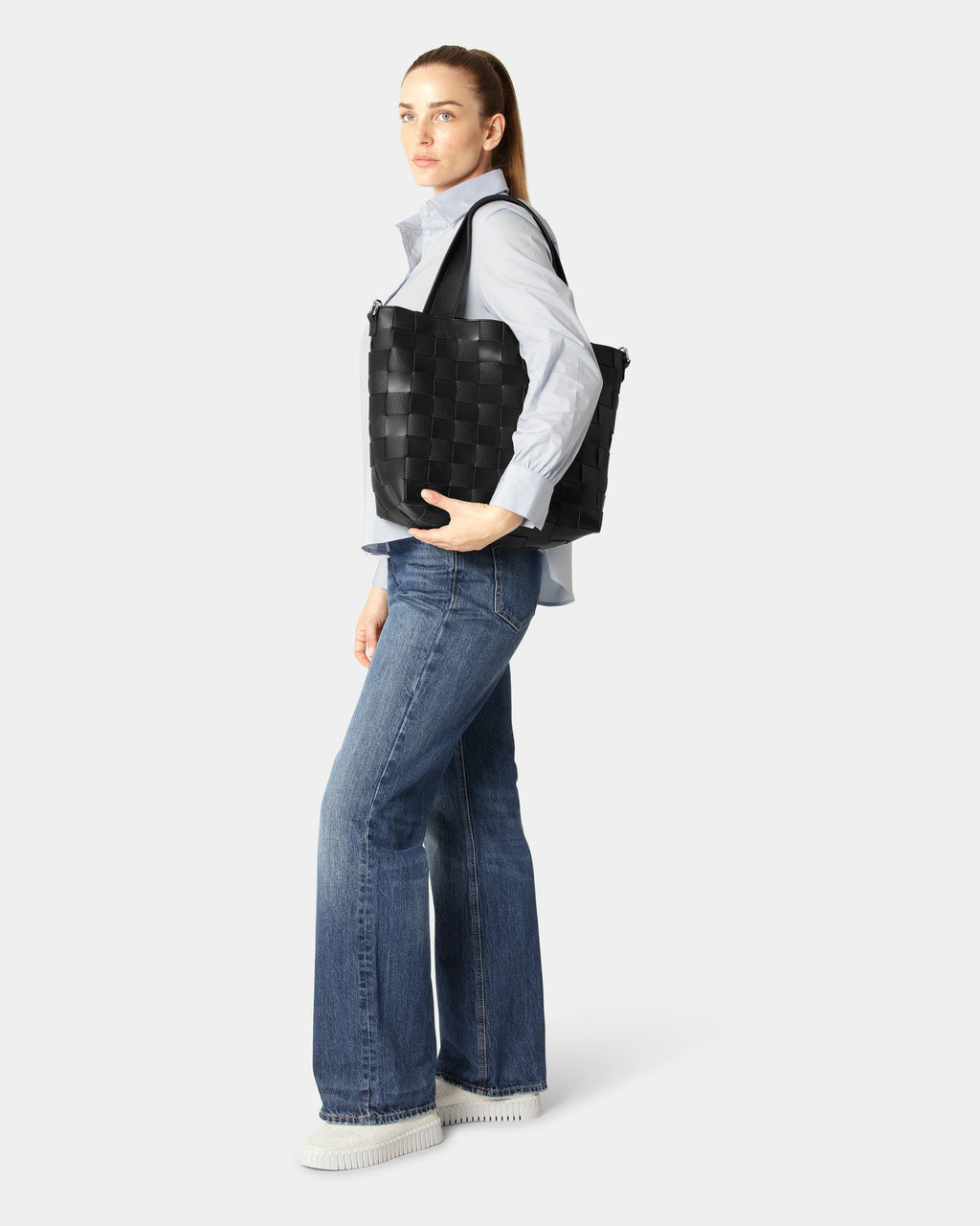 Sac à bandoulière tressé pour femme Chip