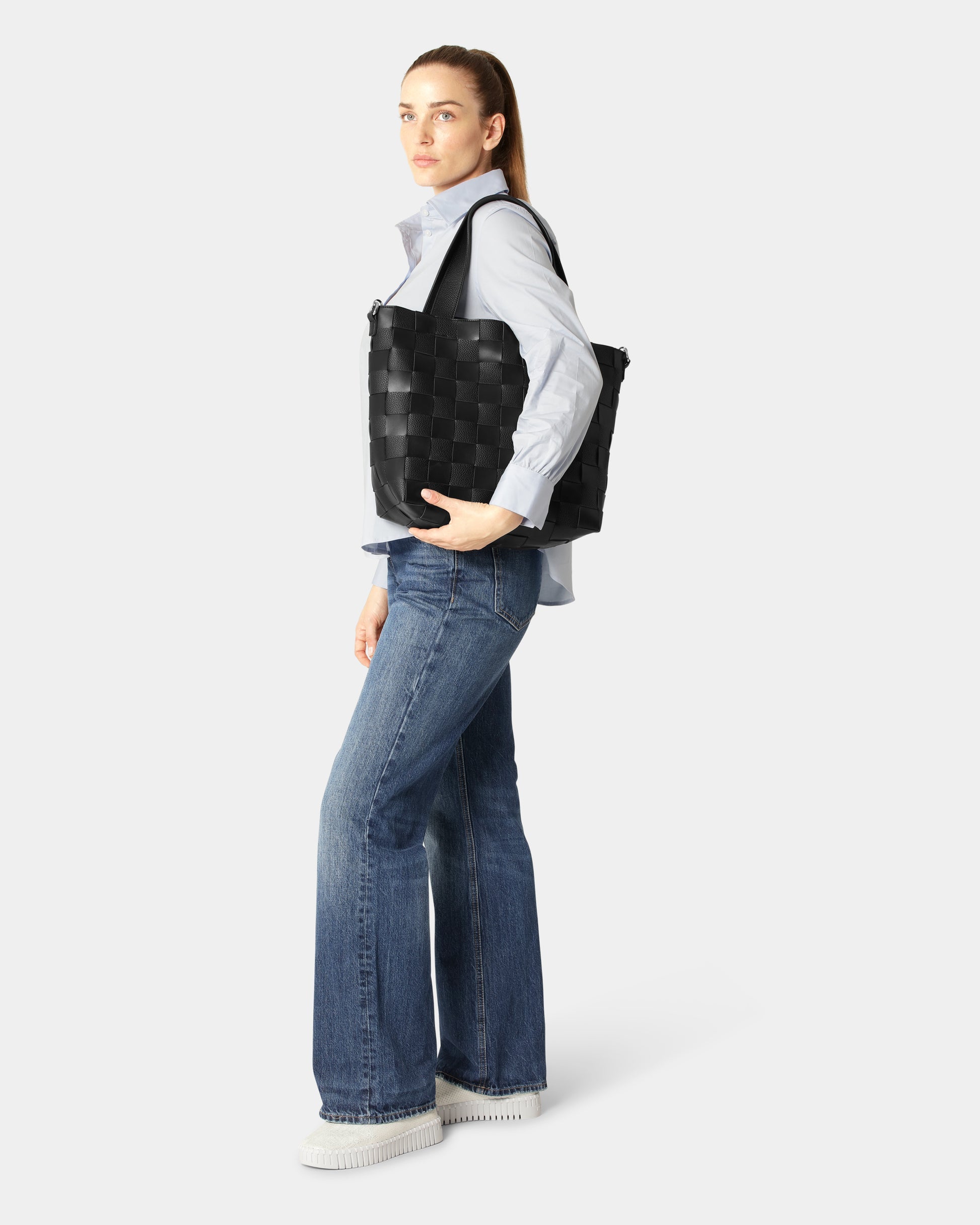 Sac à bandoulière tressé pour femme Chip