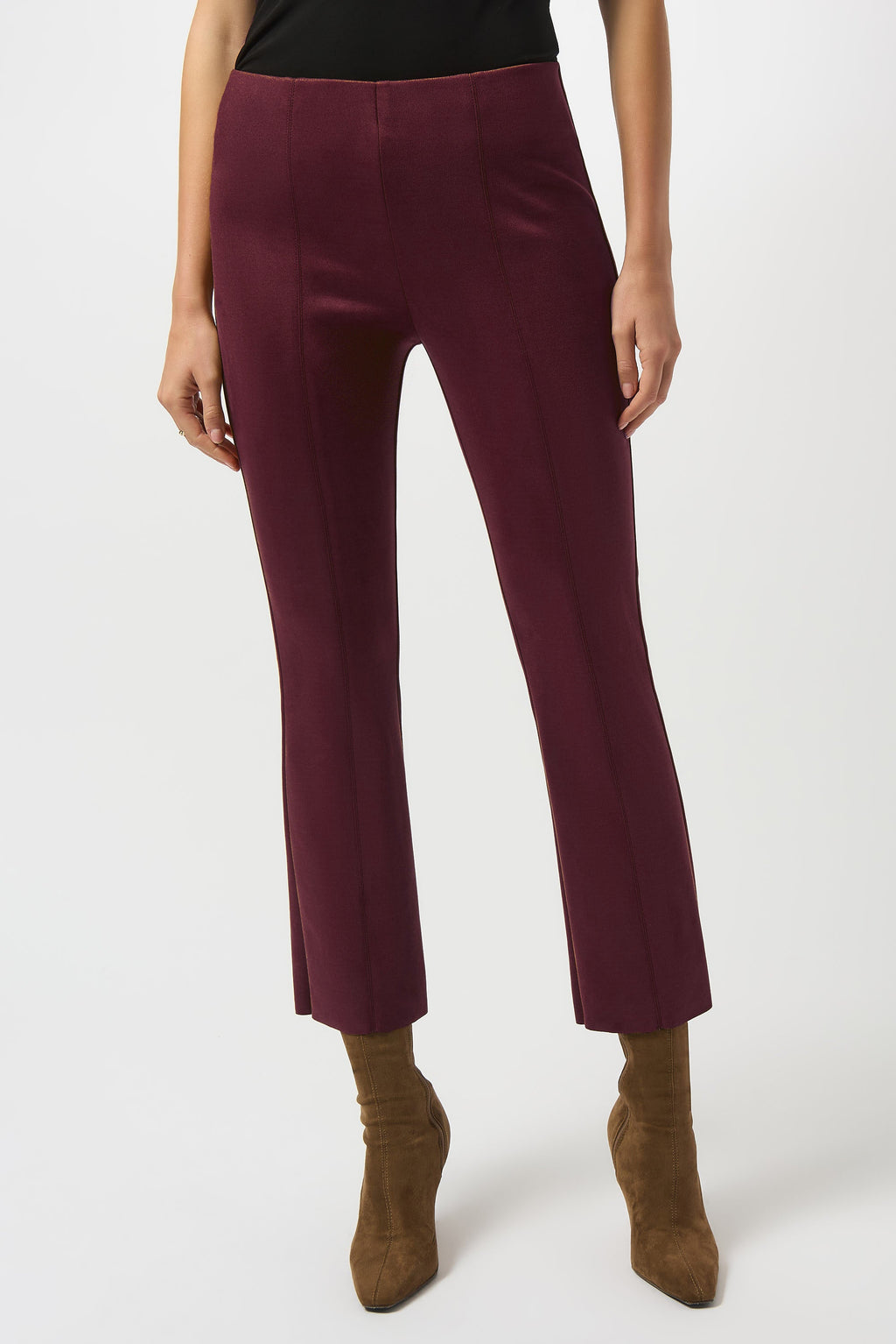 Pantalon évasé à chevilles en daim Scuba