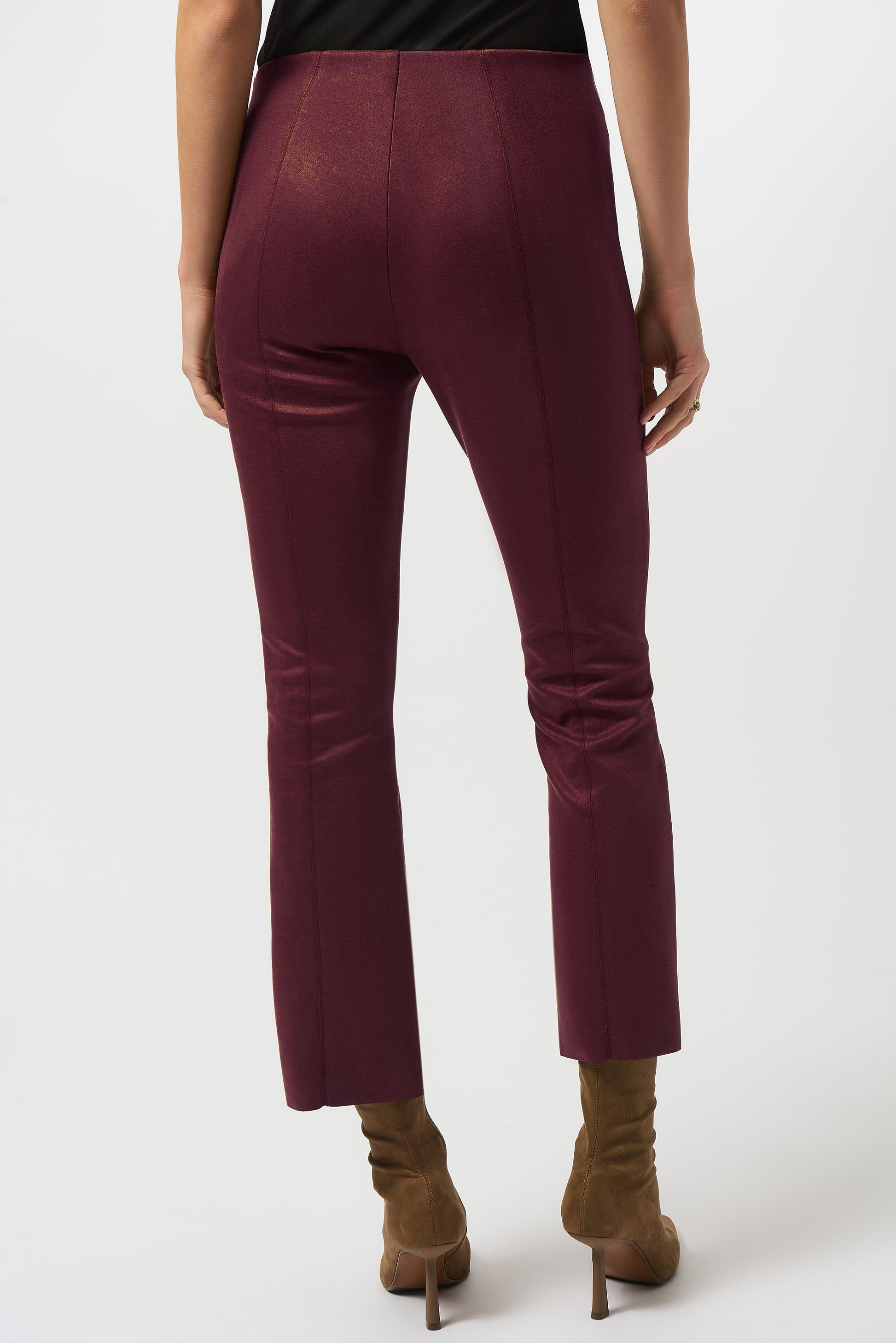 Pantalon évasé à chevilles en daim Scuba