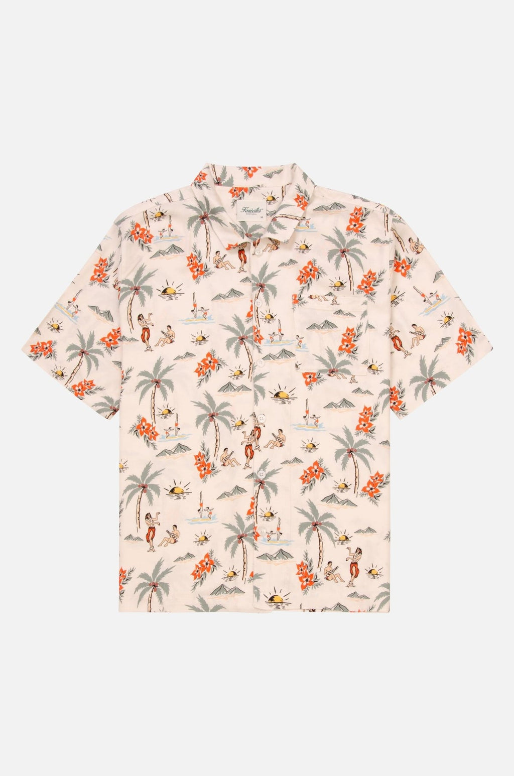 Chemise de plage carrée