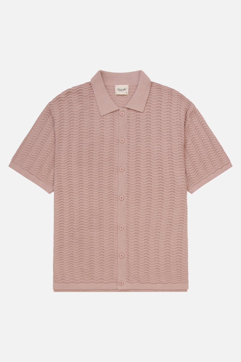 Polo en maille ondulée