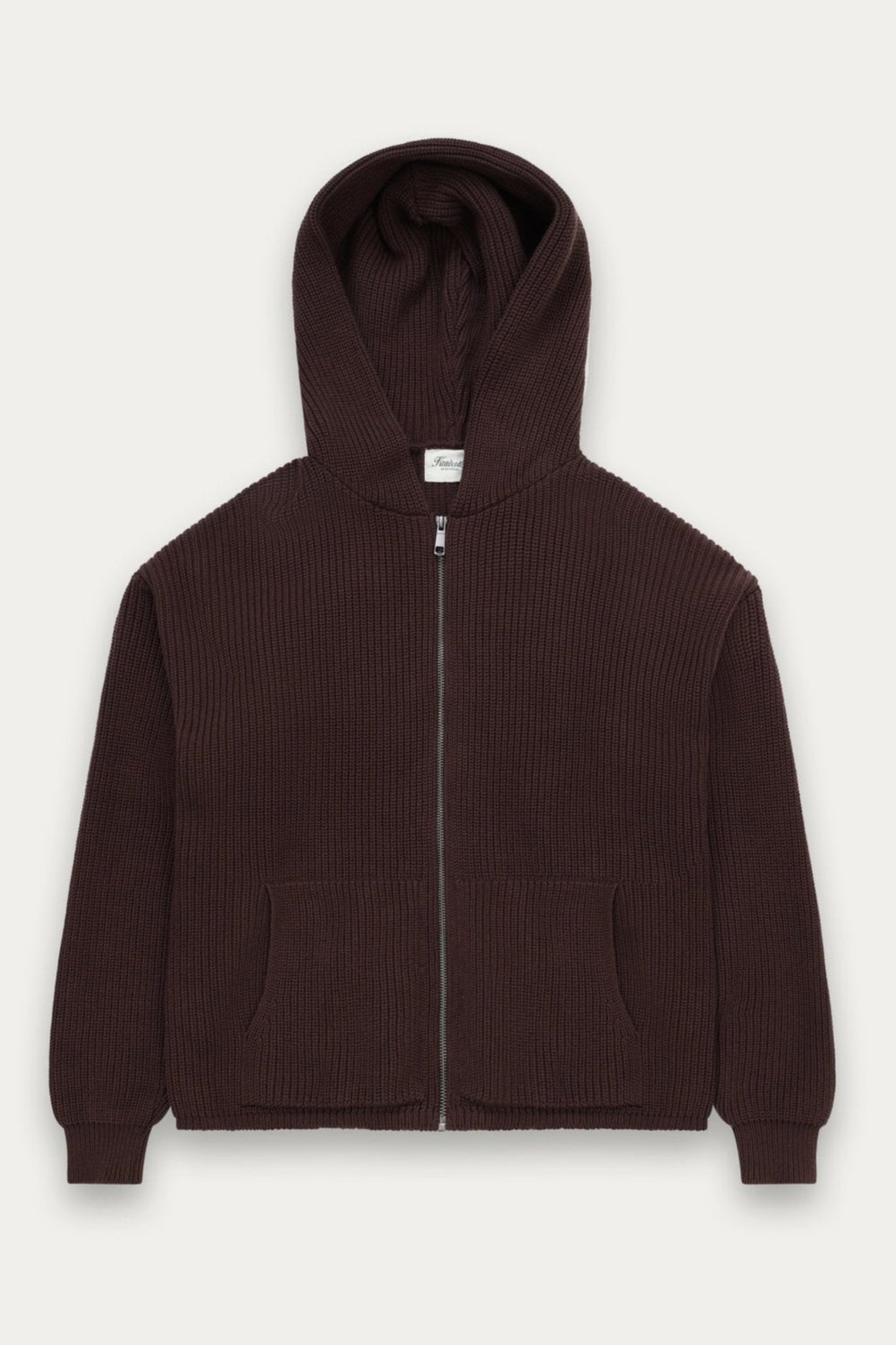 Sweat à capuche zippé en maille