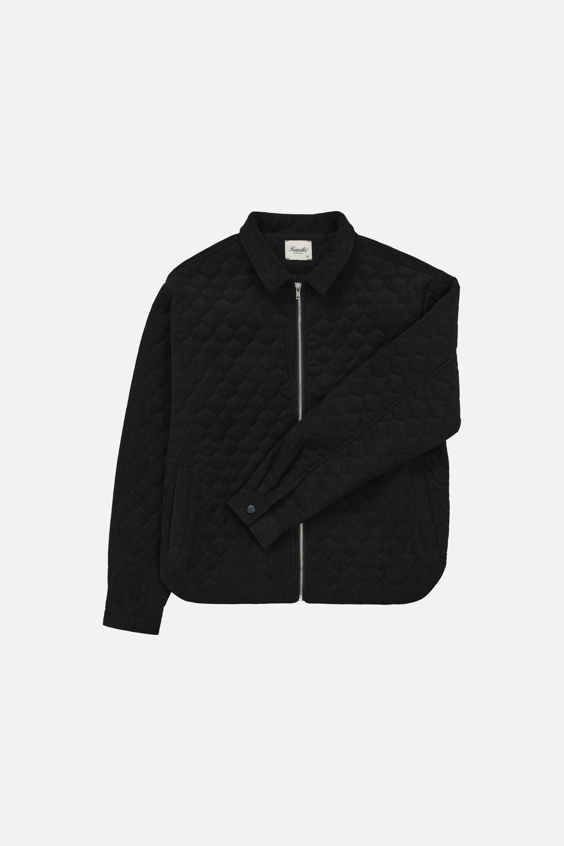 VESTE EN VELOURS CÔTELÉ MATELASSÉE