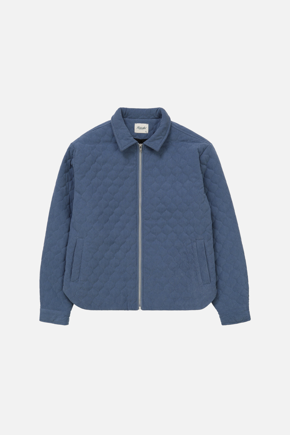 VESTE EN VELOURS CÔTELÉ MATELASSÉE