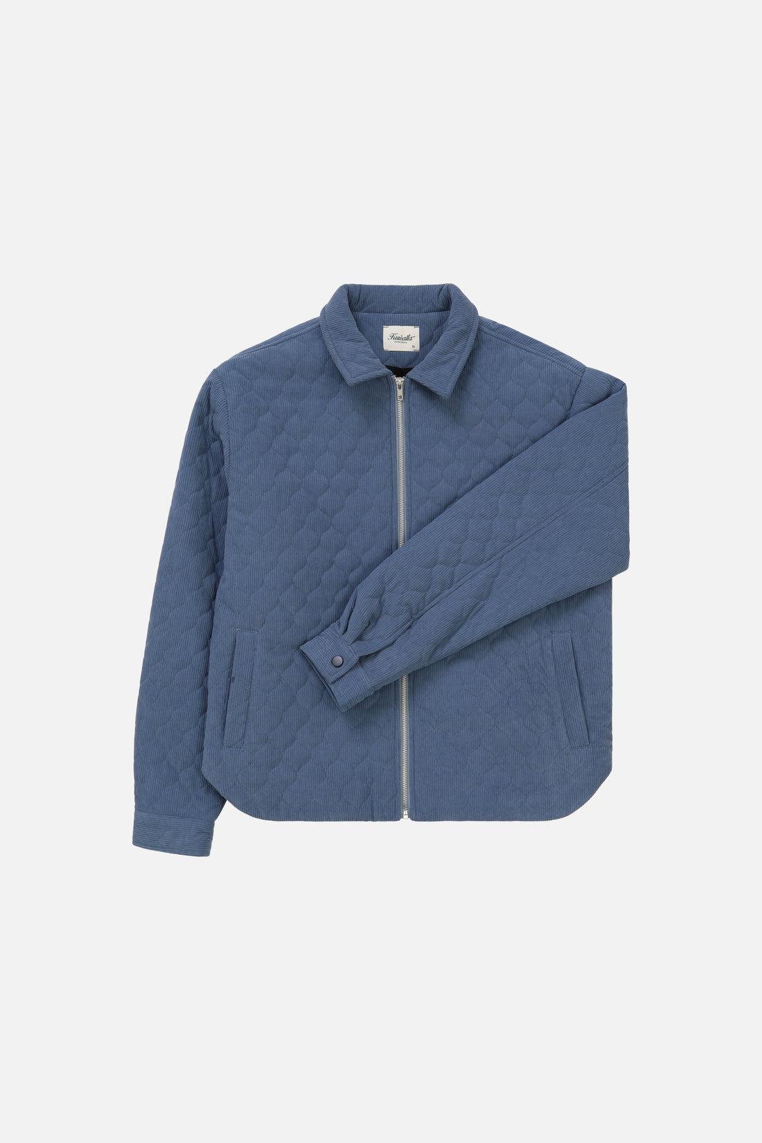 VESTE EN VELOURS CÔTELÉ MATELASSÉE