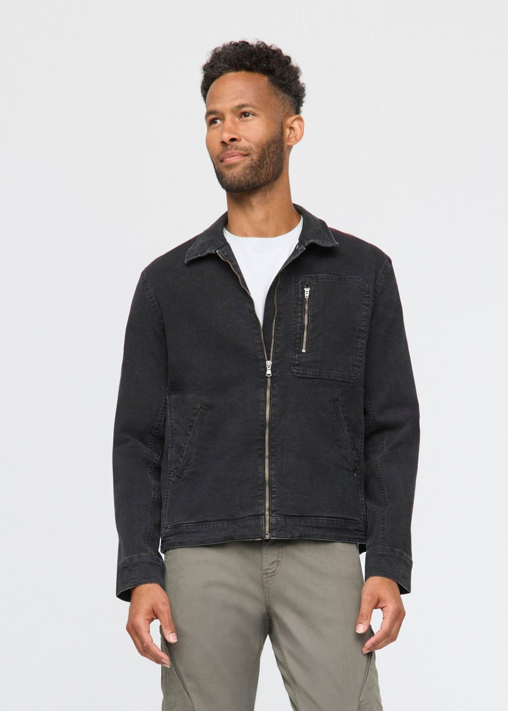 Veste utilitaire en toile extensible