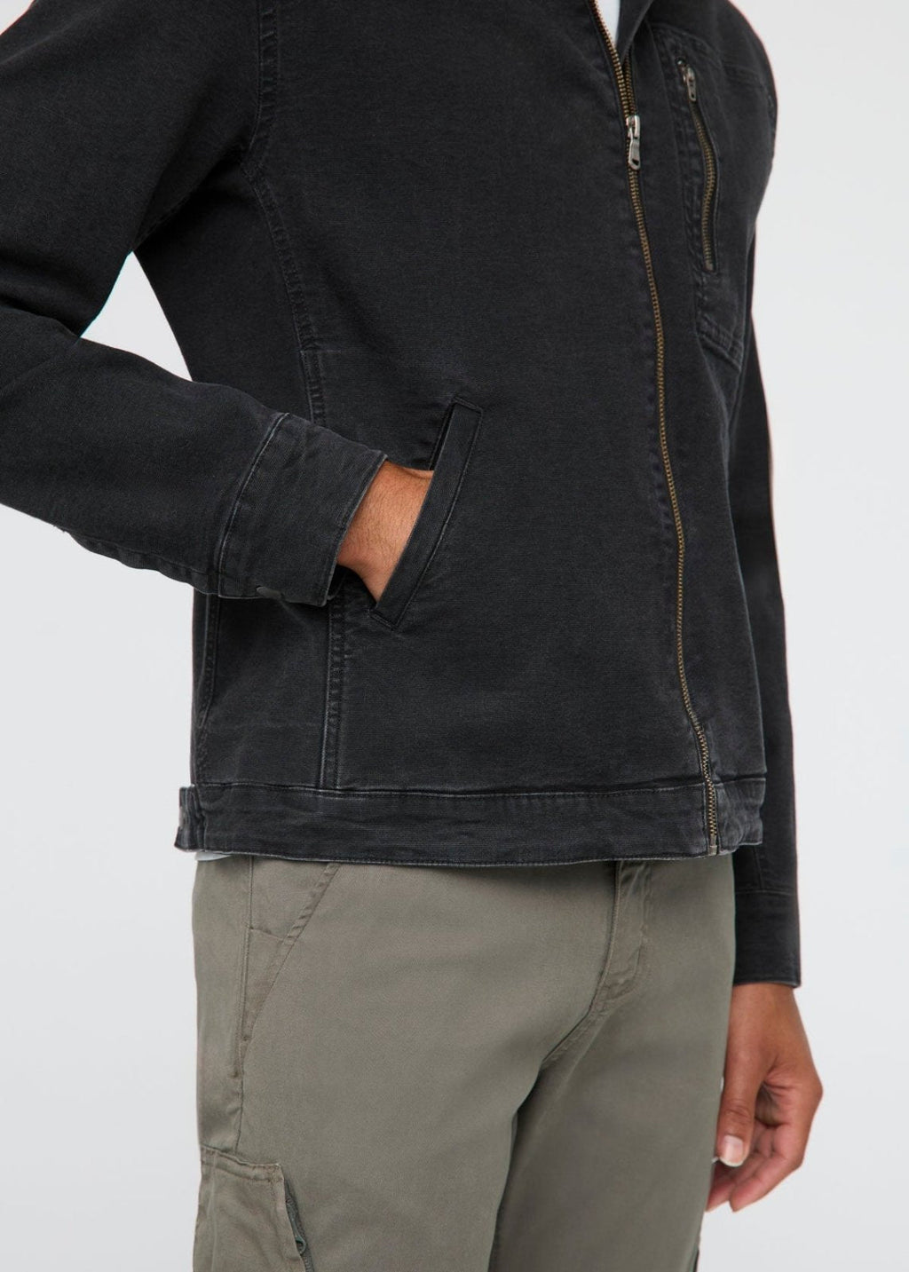 Veste utilitaire en toile extensible