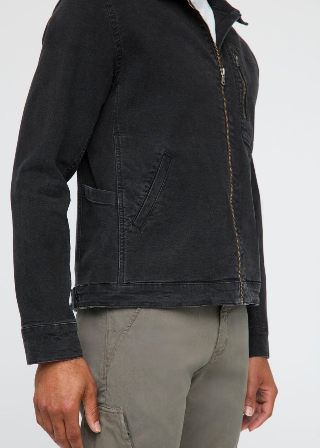 Veste utilitaire en toile extensible