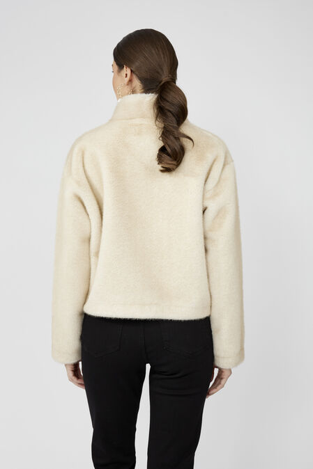 Veste en fausse fourrure