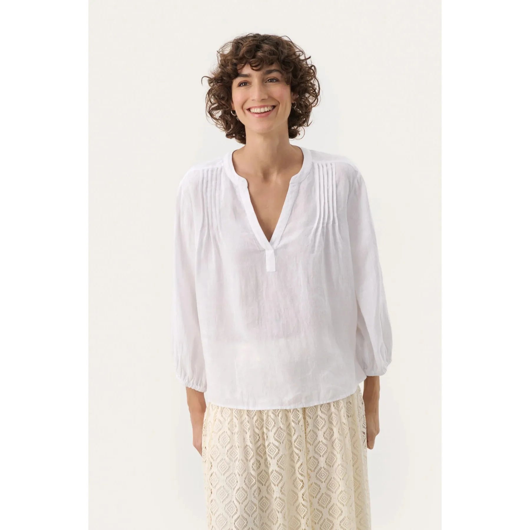 Blouse en lin Nyara pour femmes
