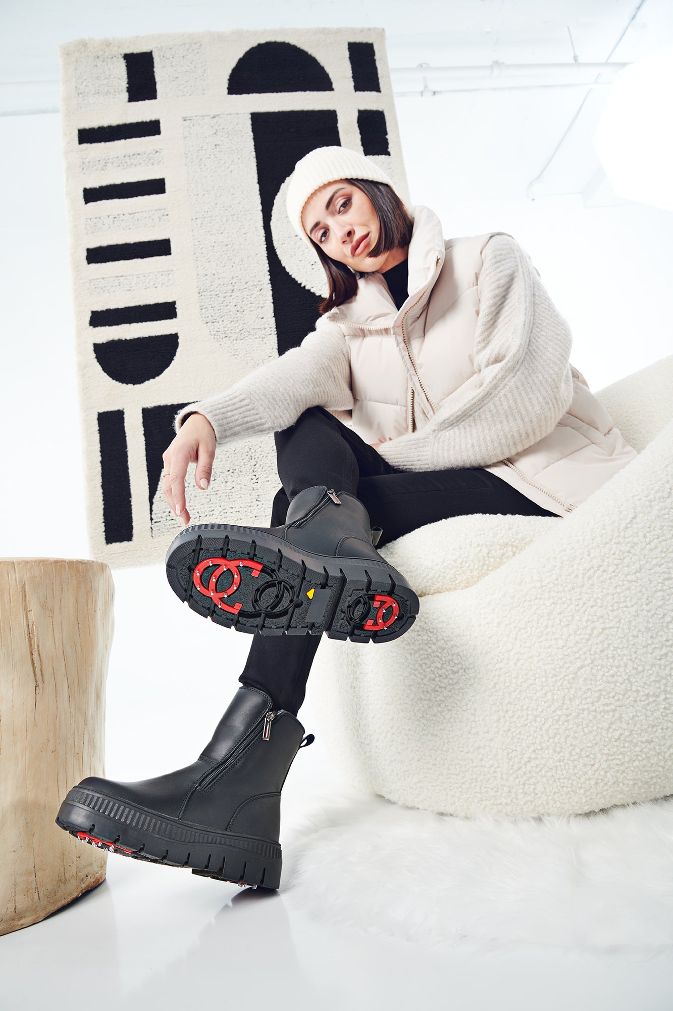 Bottes à crampons