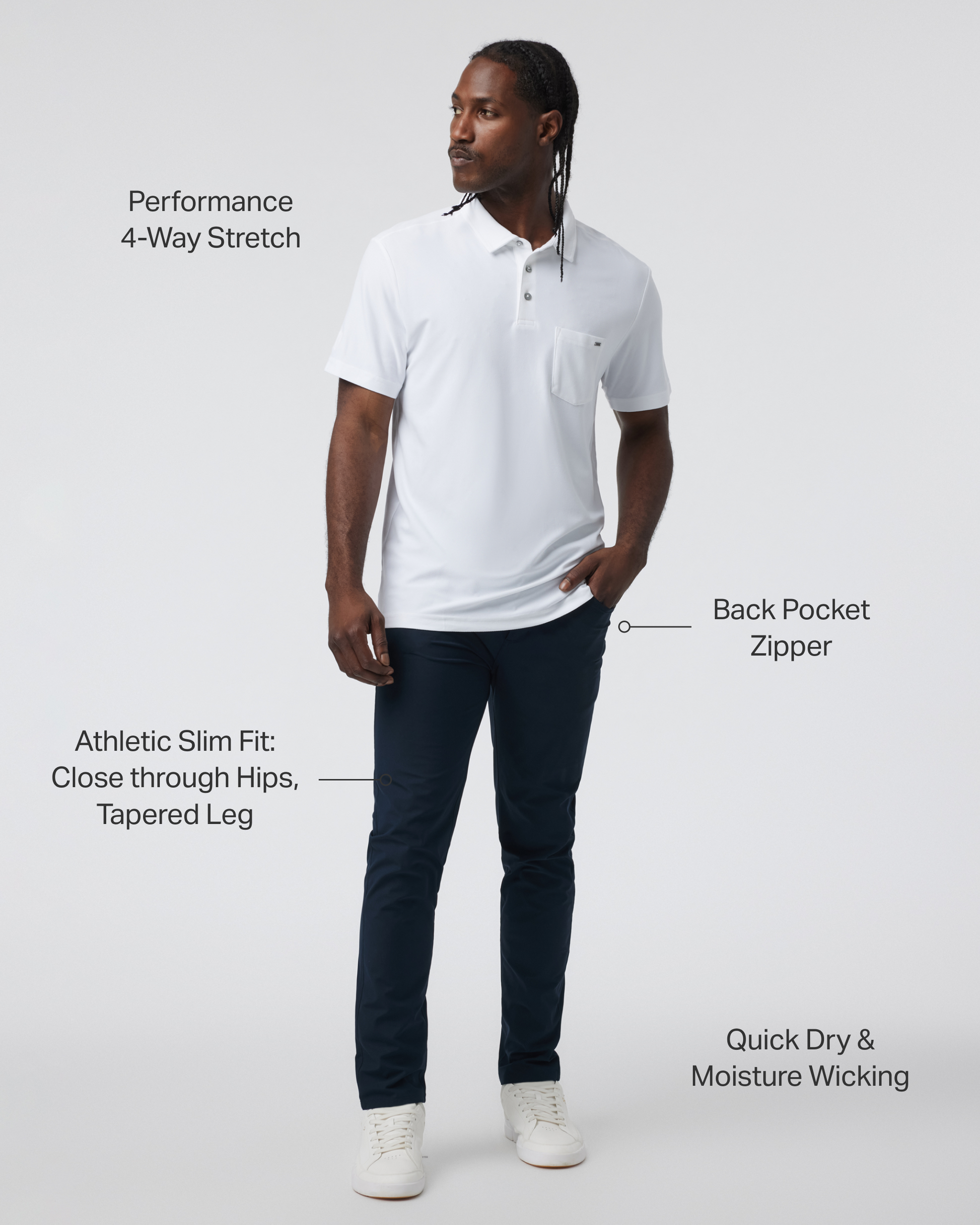 Pantalon de sport Meta™ à coupe ajustée