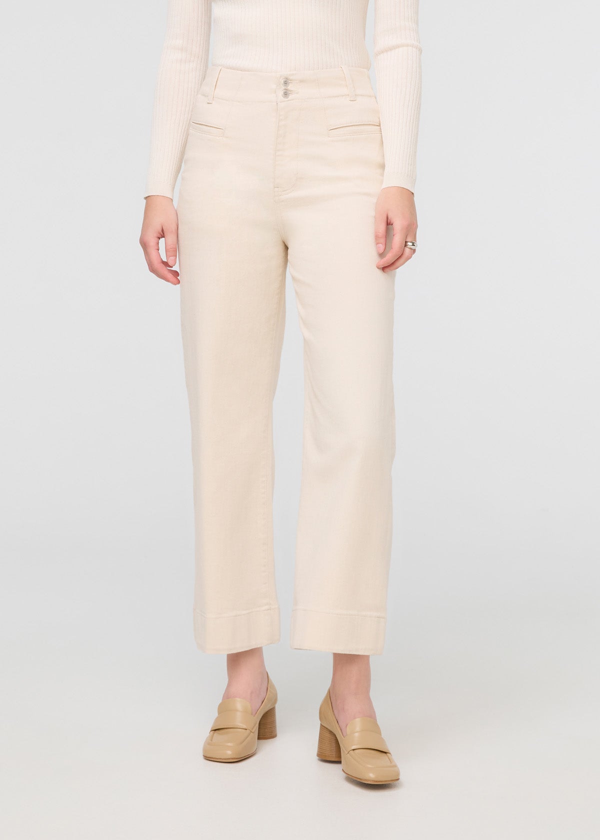 Pantalon taille haute LuxTwill