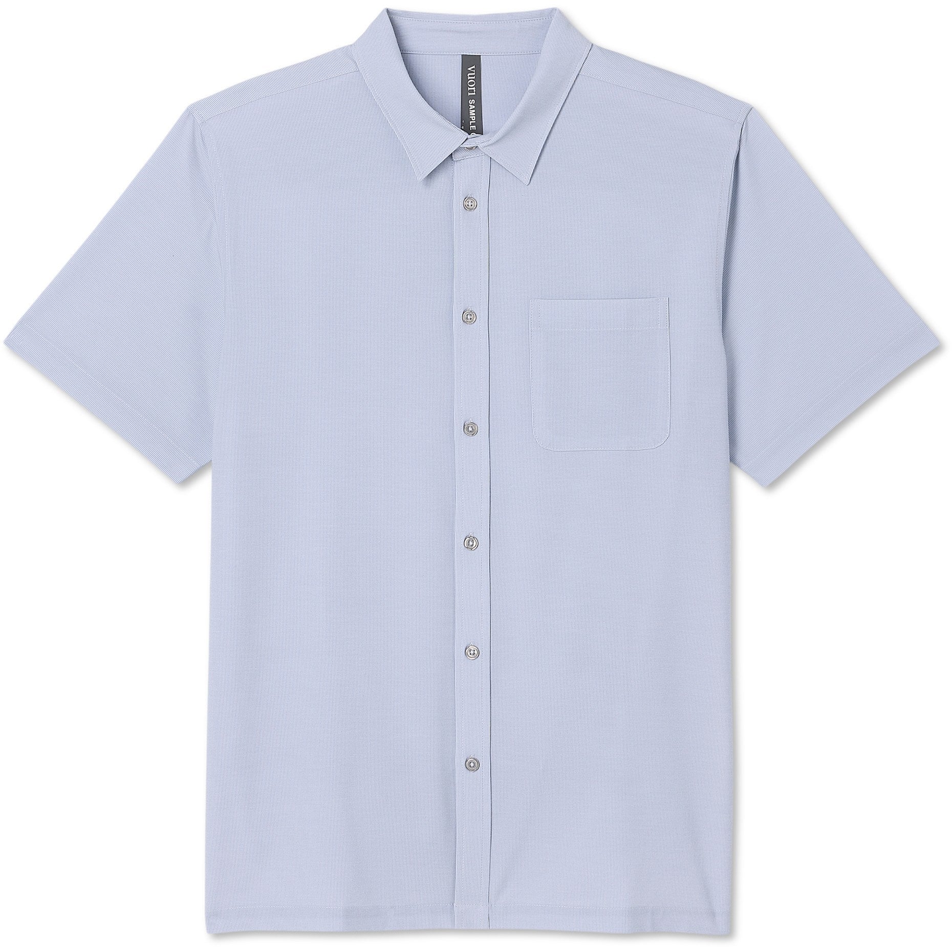 Chemise à manches courtes et boutons sur le col