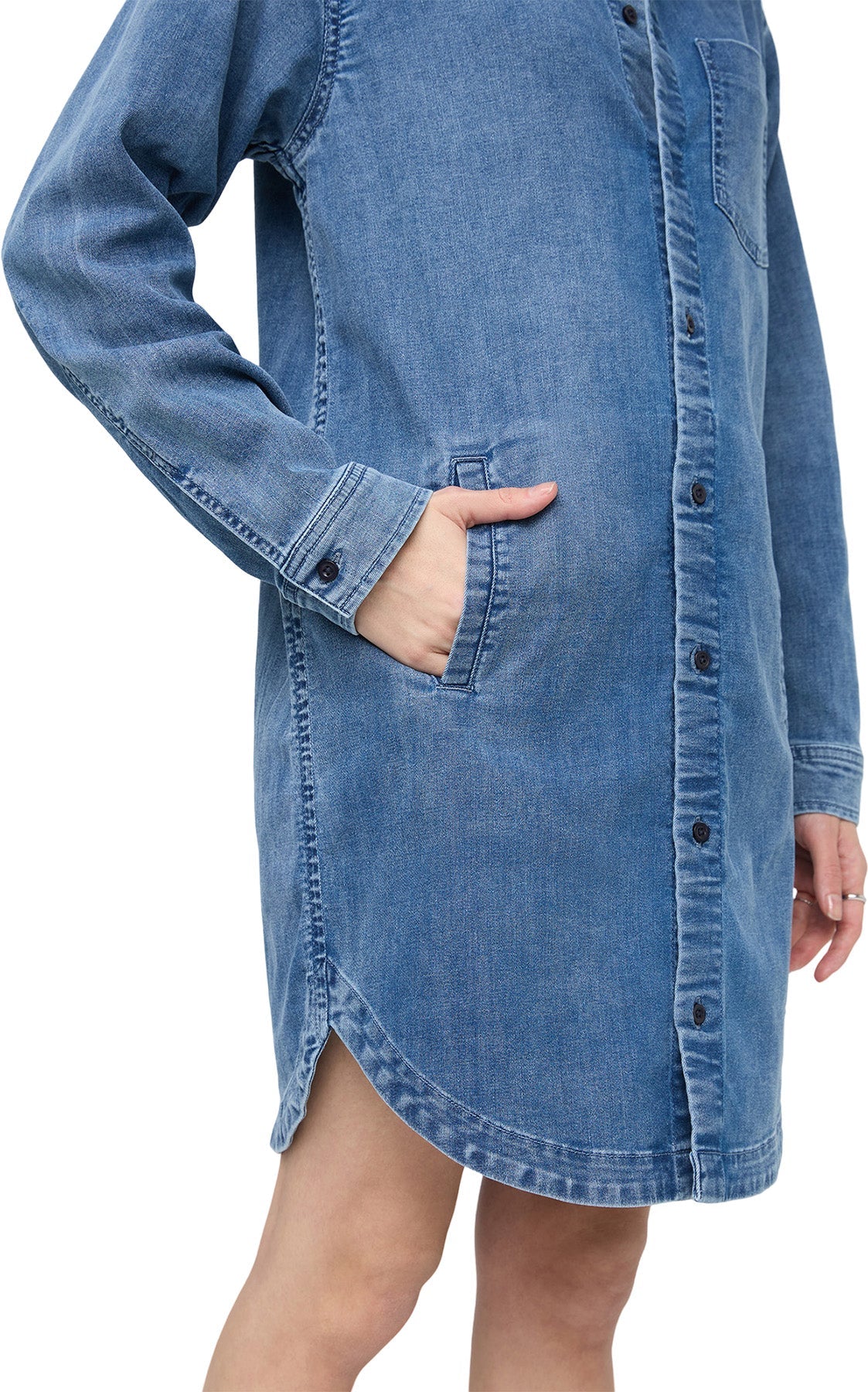 Robe chemise Performance Denim Lite