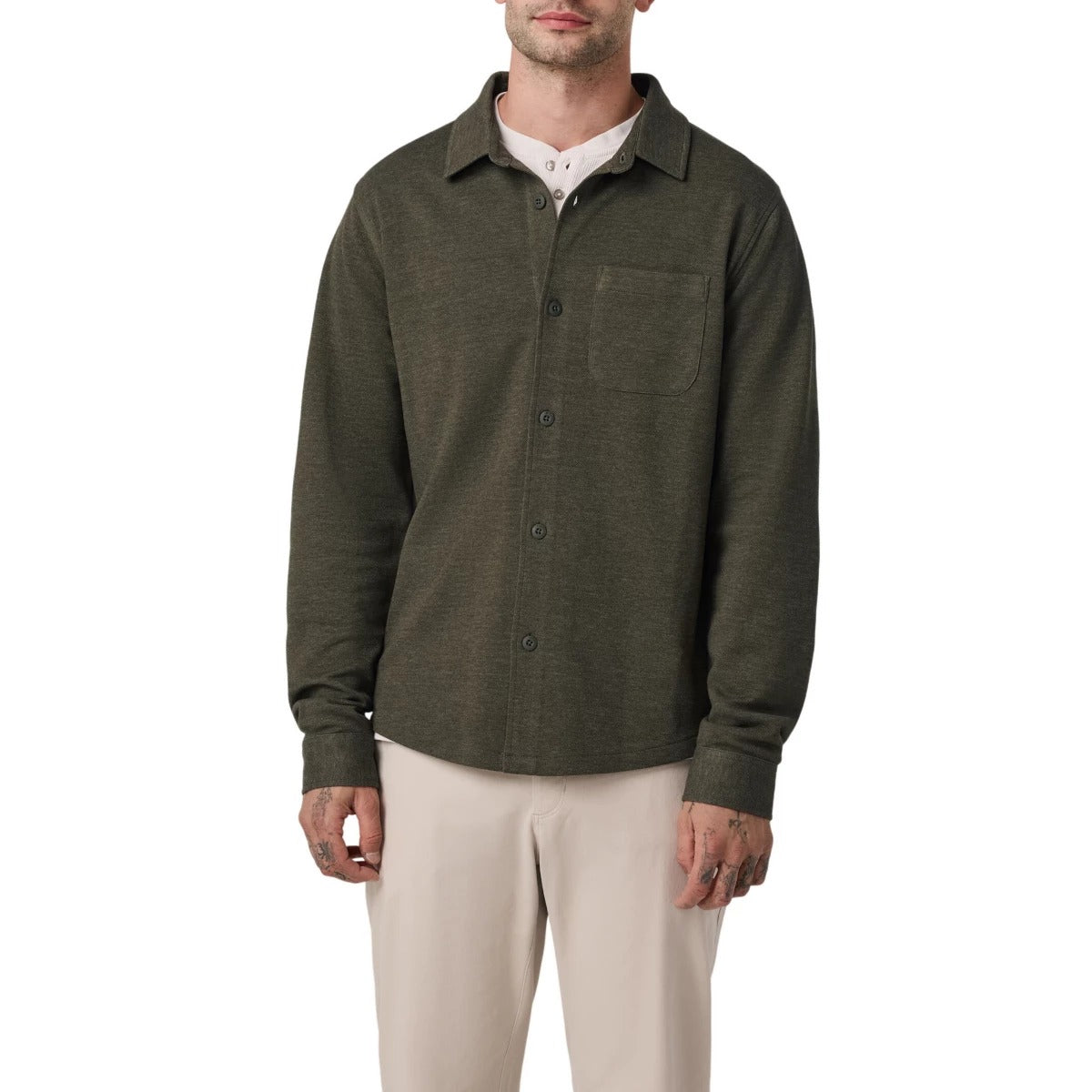 Chemise à manches longues en flanelle Jeffreys