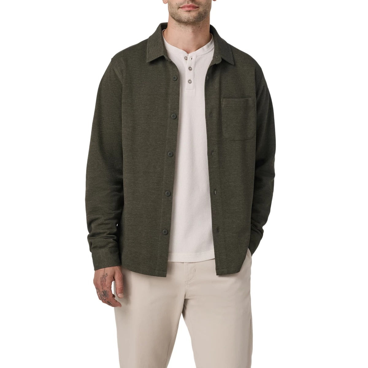 Chemise à manches longues en flanelle Jeffreys