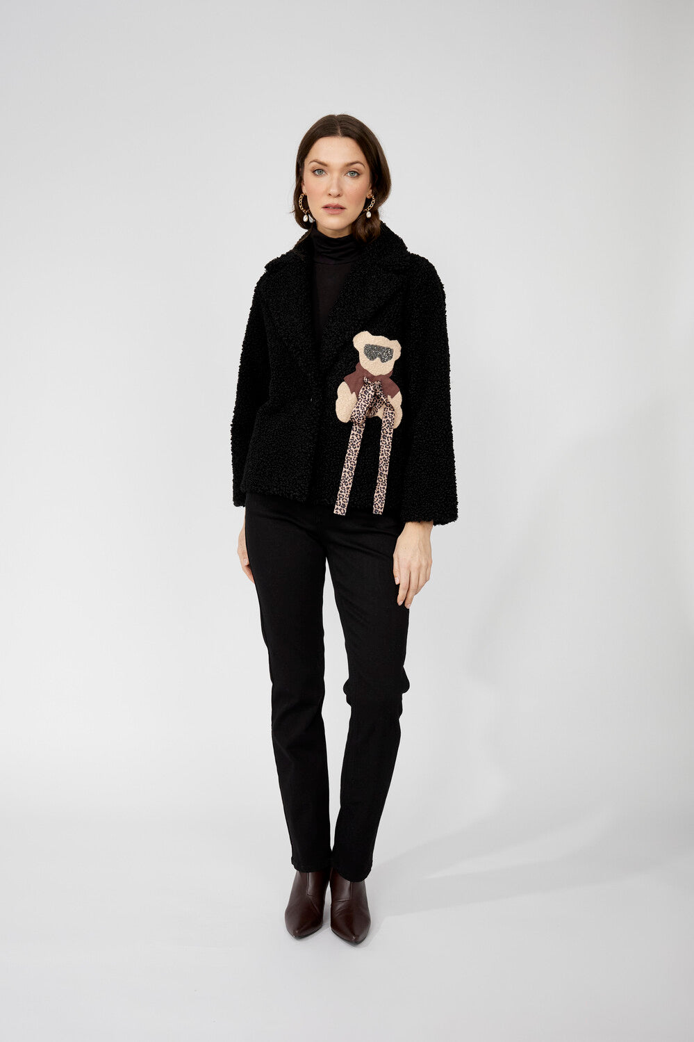 Blazer à motif animal