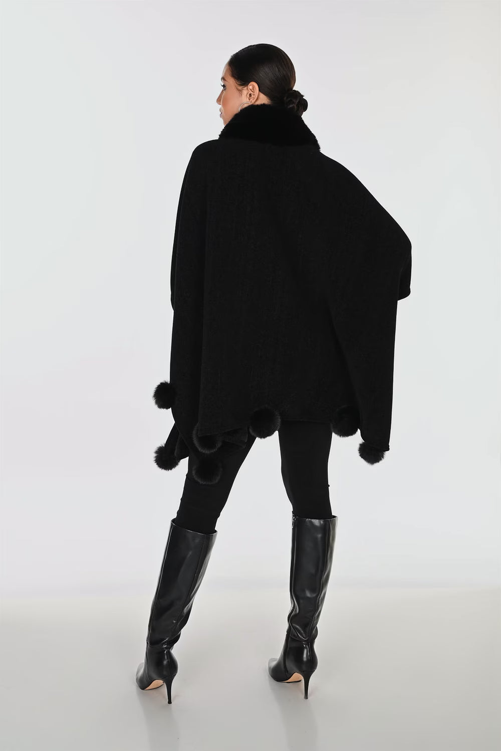 Poncho sans manches décontracté