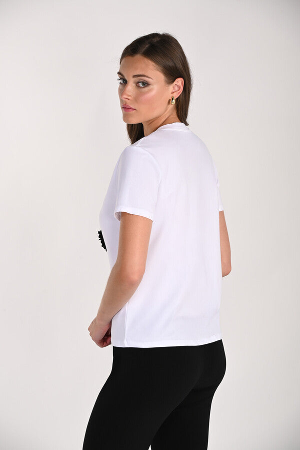 Pull décontracté orné