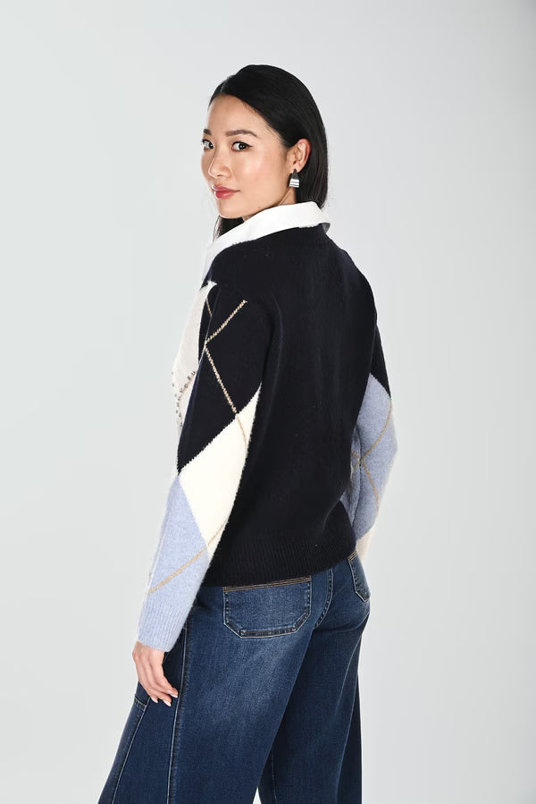 V-neck Knitted Pullover