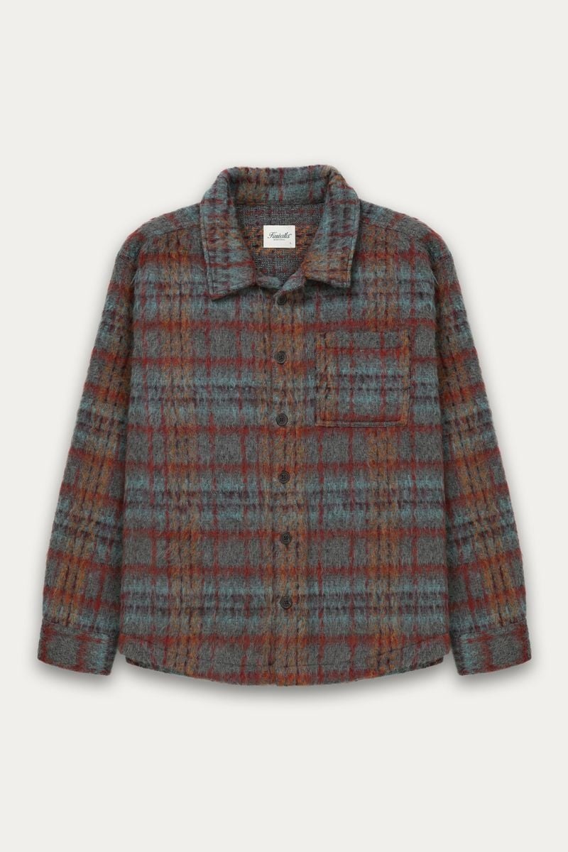 CHEMISE EN FAUX MOHAIR