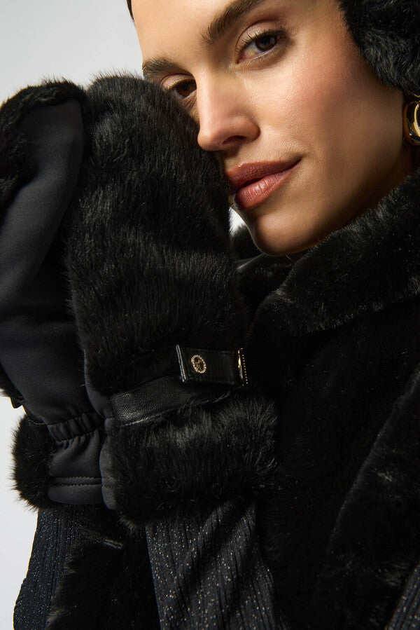 Gants avec bijoux ornés