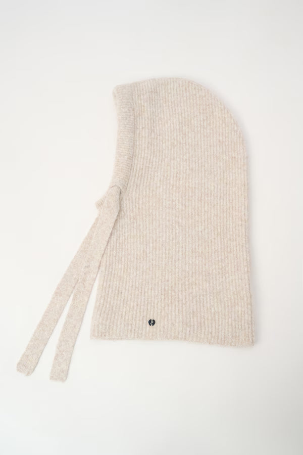 Écharpe à capuche en maille brossée