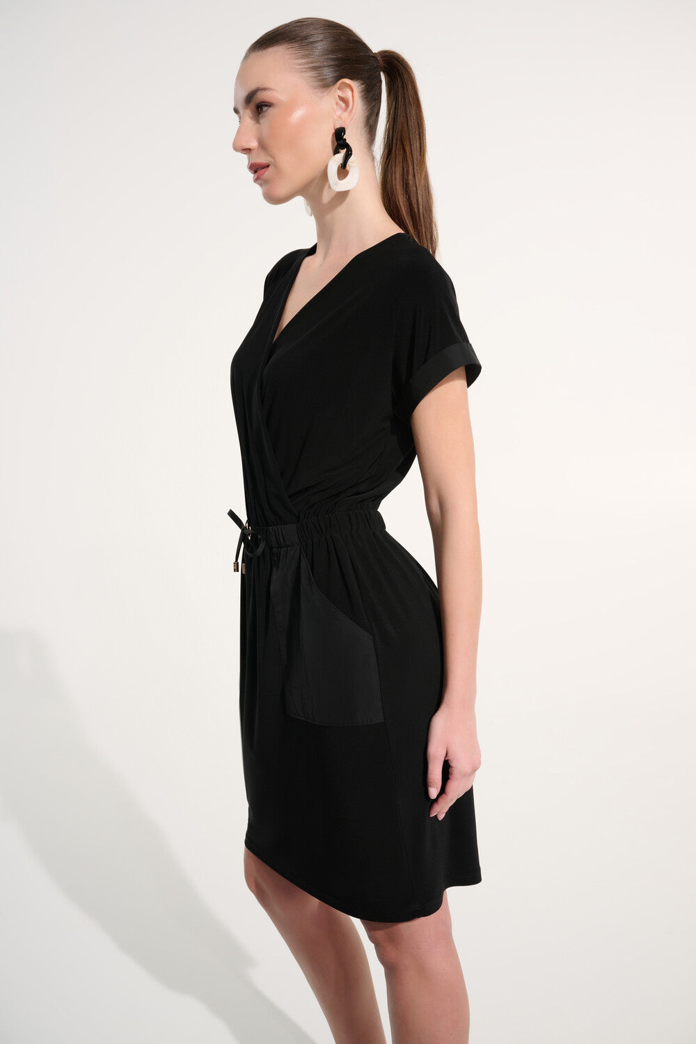 Robe portefeuille longueur genou