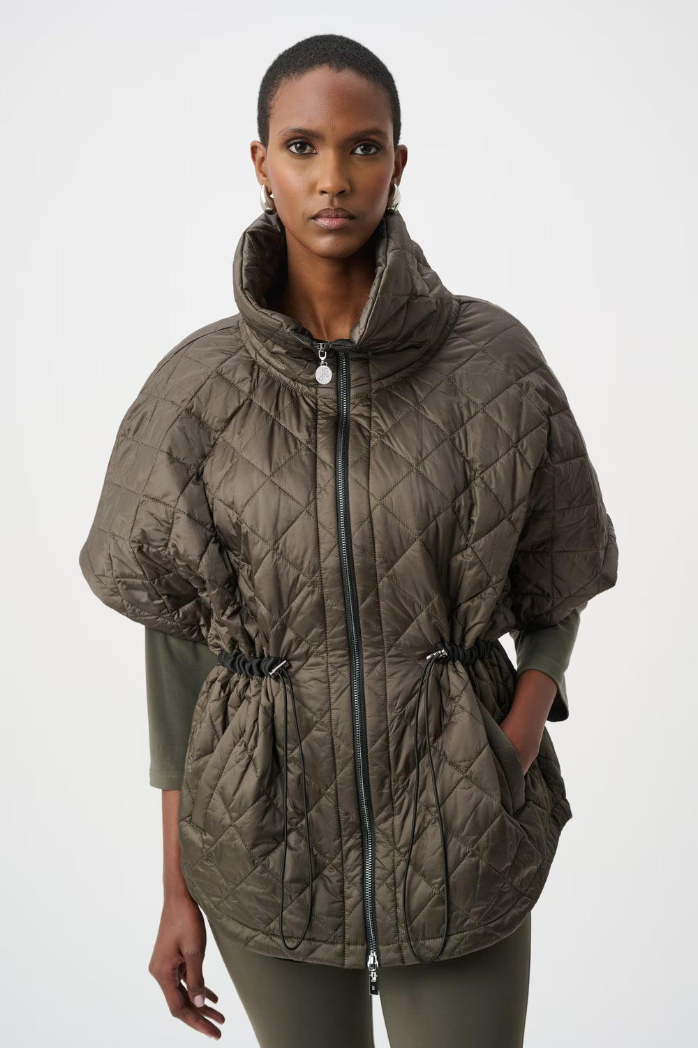 Blouson matelassé avec fermeture