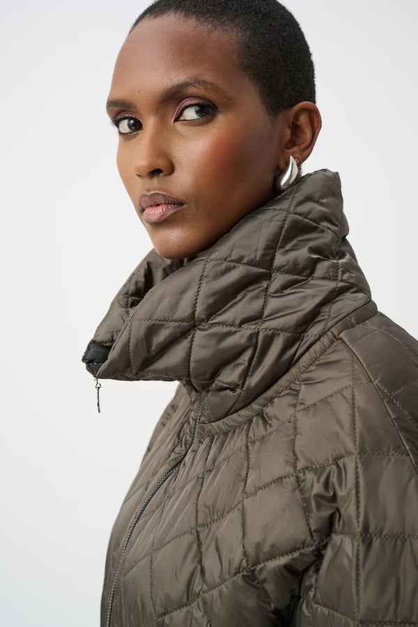 Blouson matelassé avec fermeture