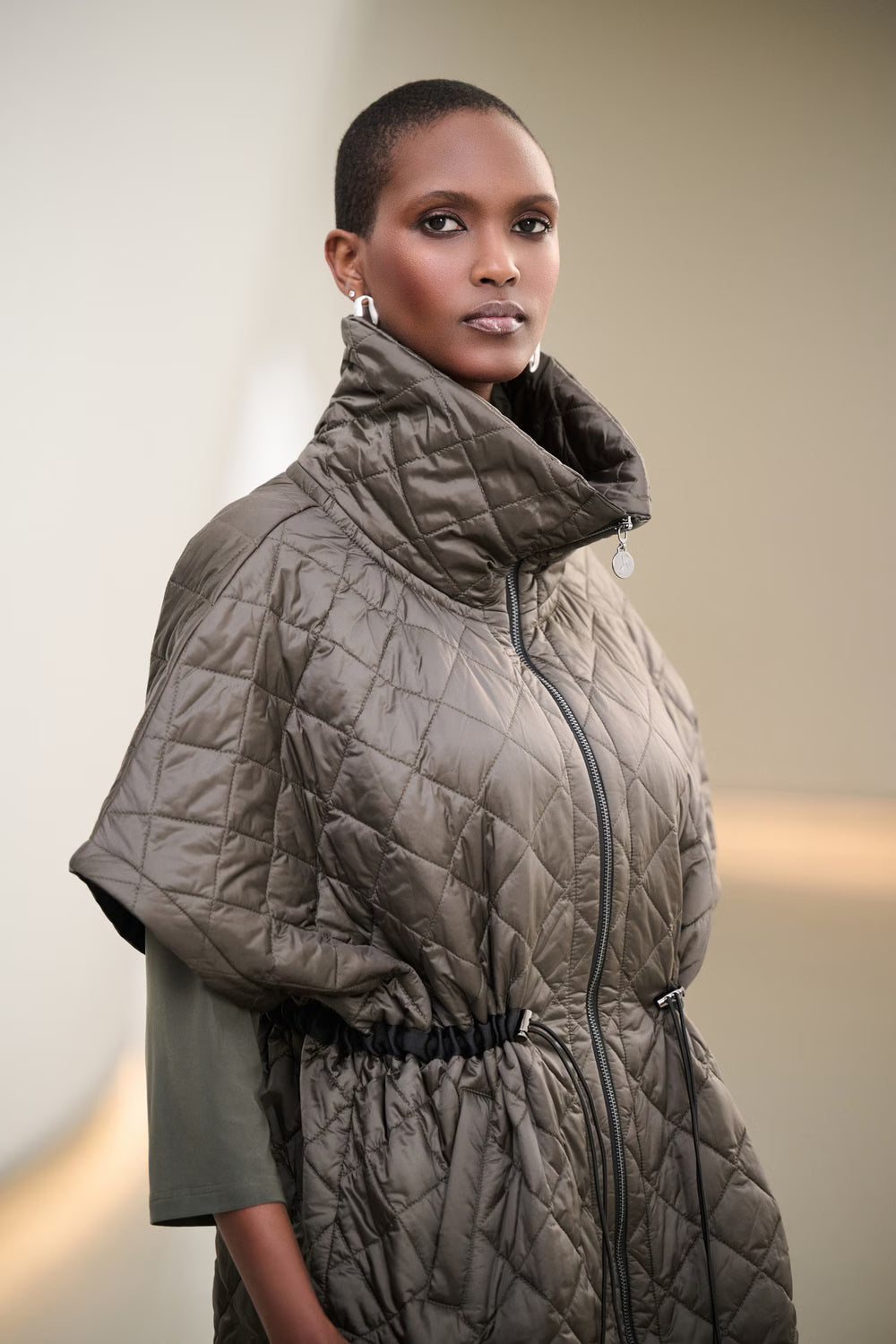 Blouson matelassé avec fermeture