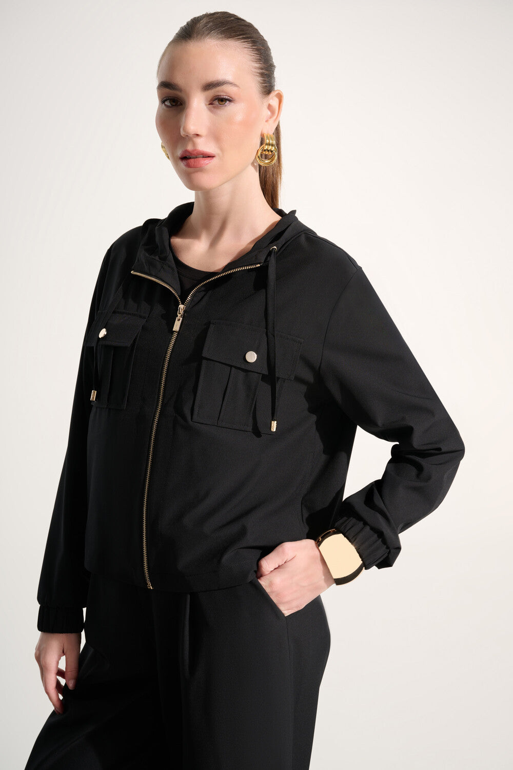 Veste décontractée à capuche