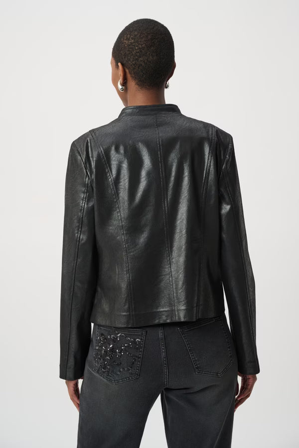 Veste en cuir Élégante