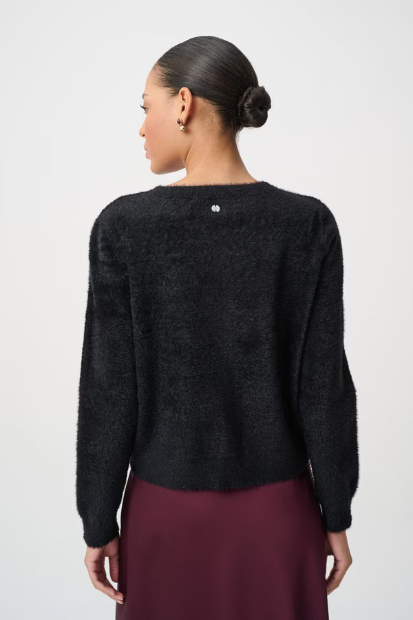 Cardigan décontracté col rond