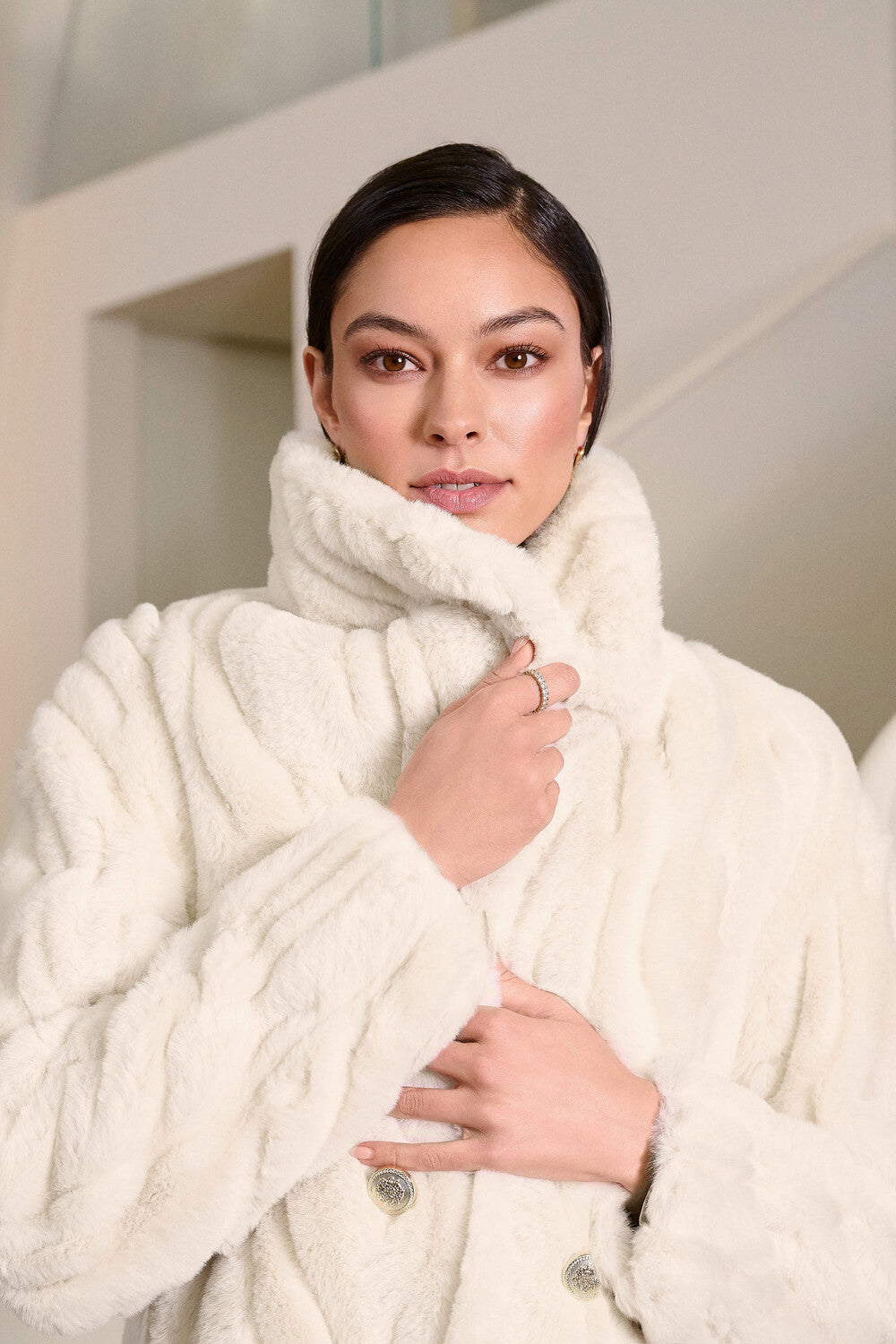 Manteau fourrure chic