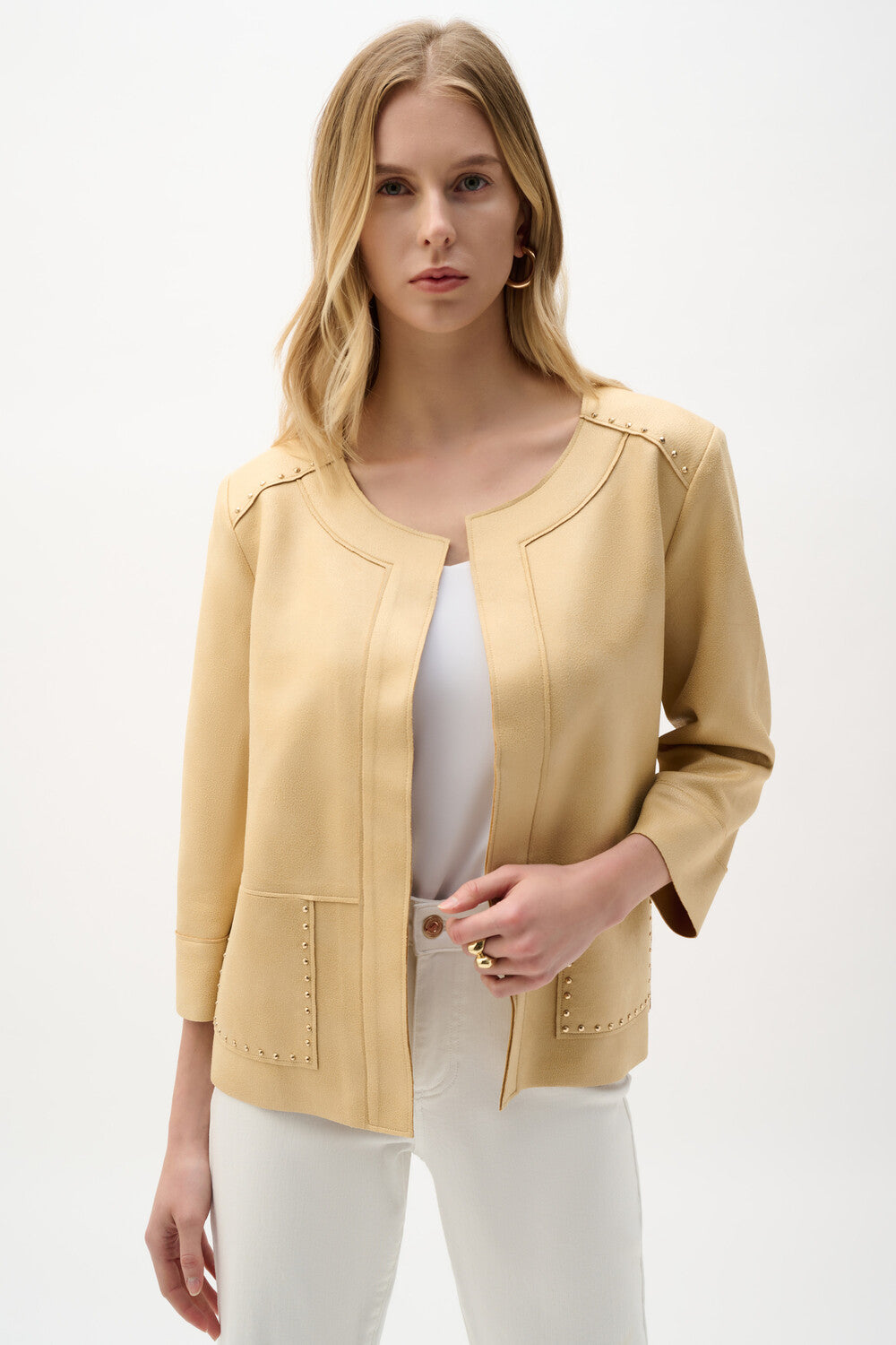 Veste mi-longue boutonnée
