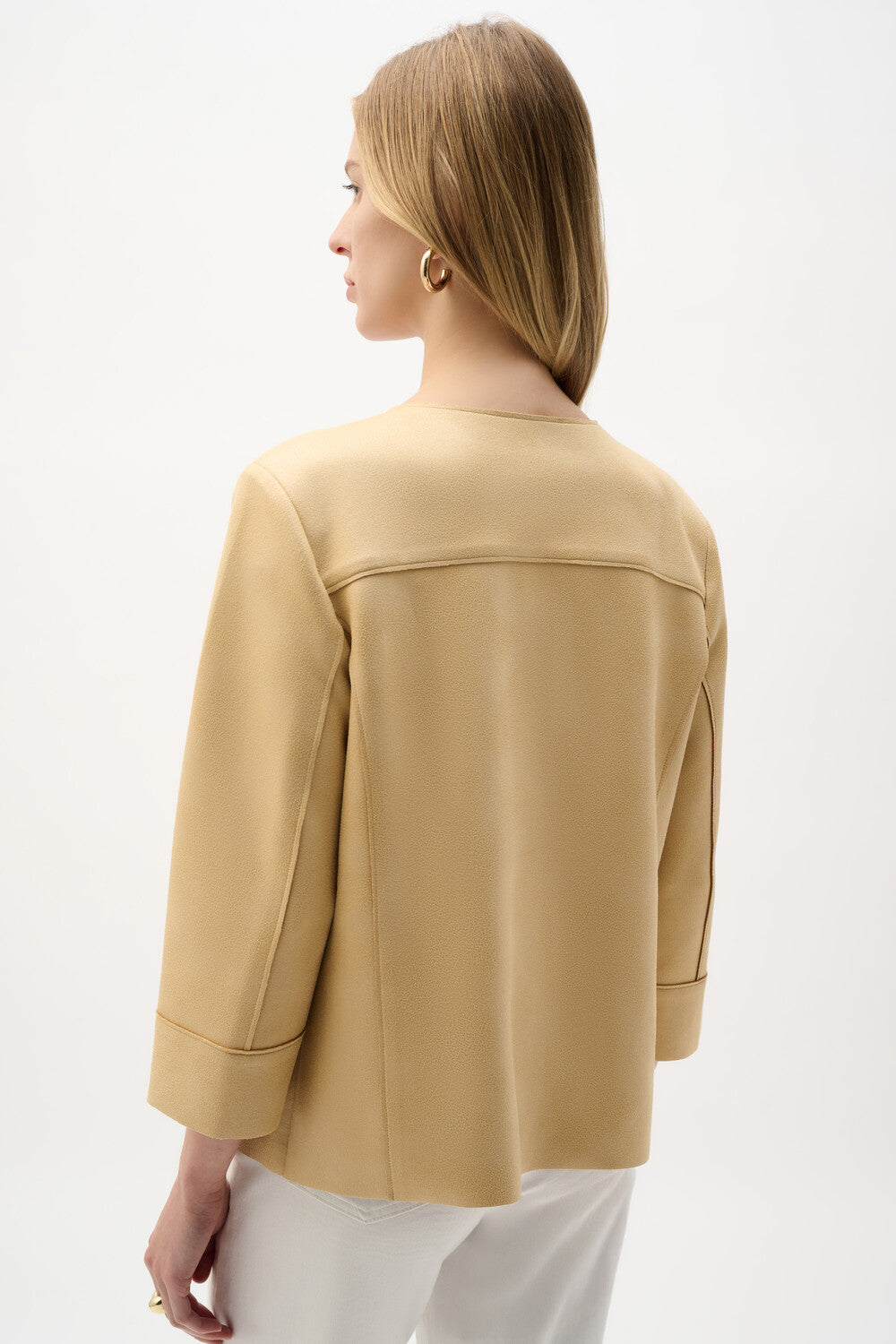 Veste mi-longue boutonnée