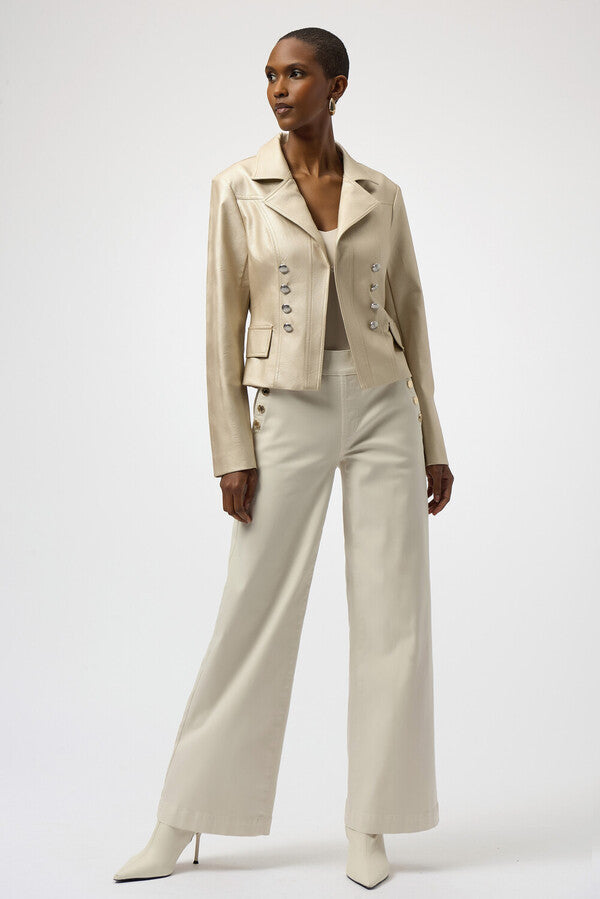 Veste cuir formelle