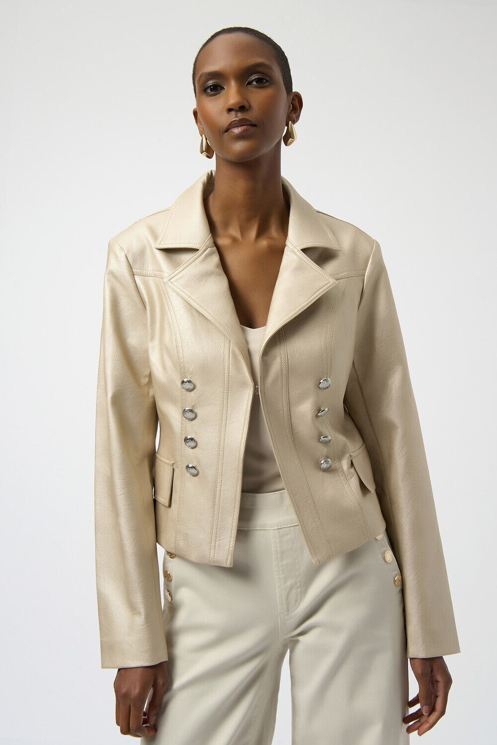 Veste cuir formelle