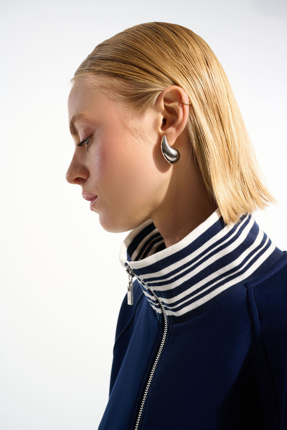 Veste décontractée à fermeture