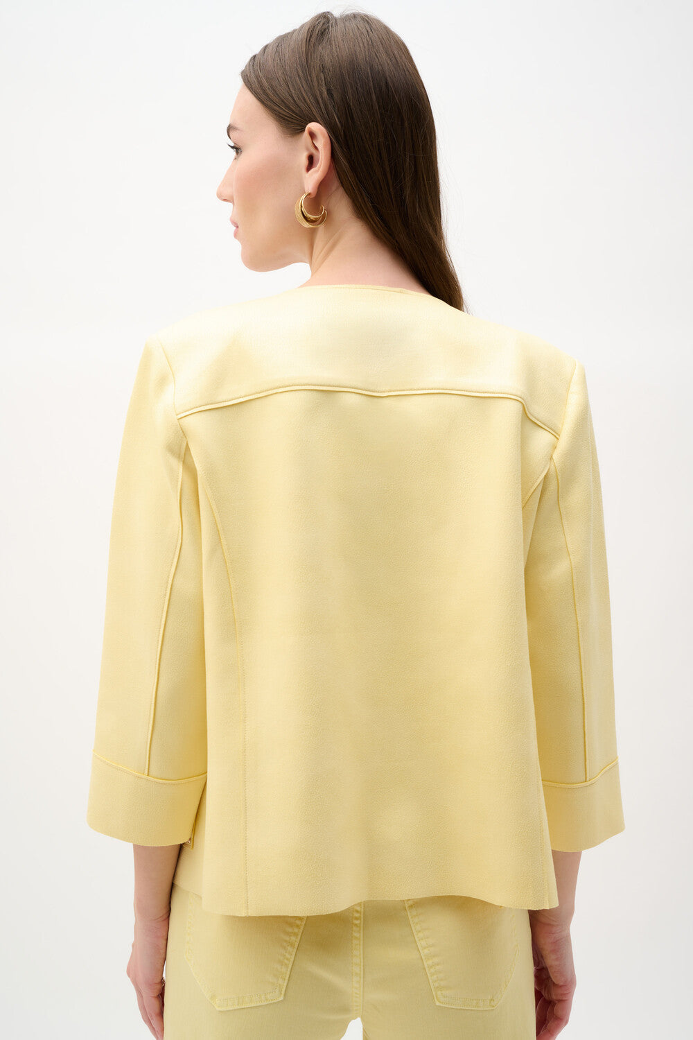 Veste mi-longue boutonnée