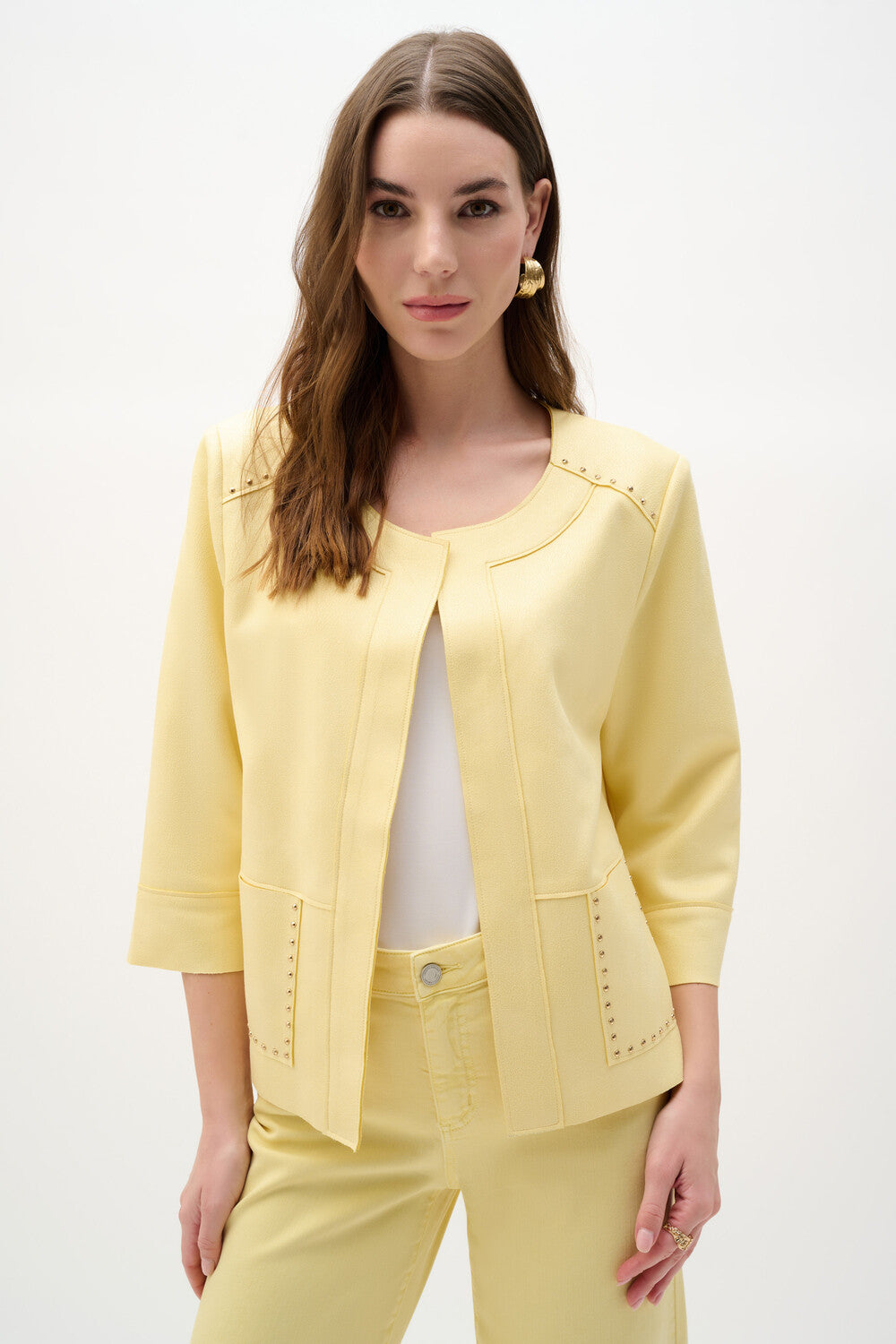 Veste mi-longue boutonnée